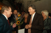 President Václav Havel with Tom Stoppard